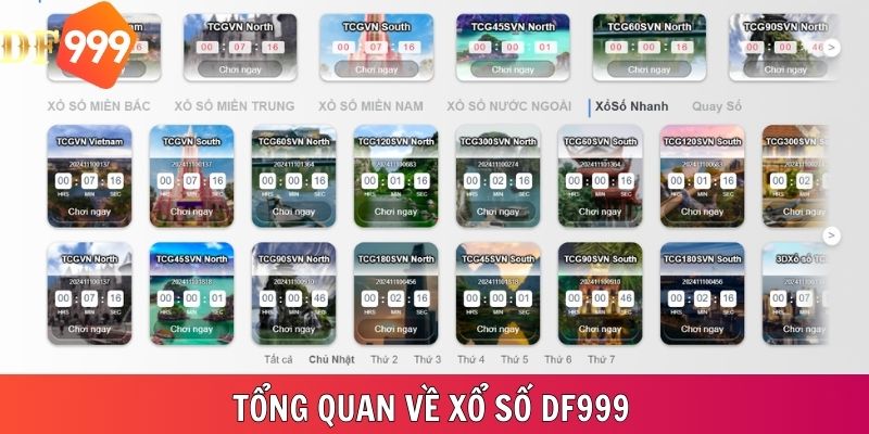 Tổng quan về sân chơi xổ số DF999 đẳng cấp vượt trội